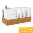 Ver imagem 4 de Dormitório Completo Infantil Tutto New 2 Portas de Correr, Cômoda 4 Gavetas, Berço Formare e Colchão