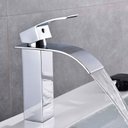 Ver imagem 2 de Torneira de Banheiro Cascata Quadrada Baixa Misturador