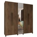 Ver imagem 1 de Guarda Roupa Com Espelho 5 Portas 228cm Munique RV Móveis Freijo