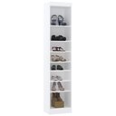 Ver imagem 3 de Guarda Roupa Modulado Sapateira 50cm 1 Porta Taiga Branco L01 - Mpozenato