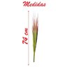 Kit 4 Folhagem Capim Verde Ponta Avermelhada Artificial 74cm - 2
