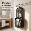 Ver imagem 4 de Necessaire 5,5L Preta Gancho Suspensa Organizador de Viagem