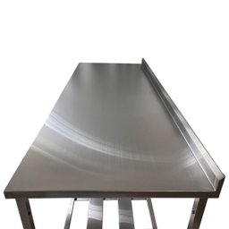 Mesa Aço Inox Profissional 160x60x90 Cm com Espelho Nortinox - 5