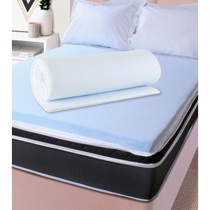 Pillow Top Solteiro Viscoelástico Espuma da Nasa 88x188x4cm Bf Colchões