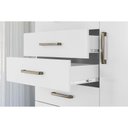 Ver imagem 7 de Guarda Roupa 2 Peças (1guardaroupa+1cômoda) Qc142 Branco - Santos Andirá