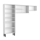 Ver imagem 5 de Cozinha Compacta em Aço 9 Portas Multipla Branco 245cm Bertolini