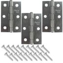 Ver imagem 5 de Dobradiça Porta Inox Kit 3 Peças - 2.1/2" 63mm Ferca