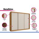 Ver imagem 5 de Guarda Roupa 3 Portas 6GVS Palazzo N. Horizonte Fendi