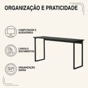Ver imagem 6 de Escrivaninha Gamer Office 1,10 Klm 110x45 cm Compacta Klm Store