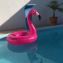 Ver imagem 7 de Boia Flamingo Rosa 120cm Inflável Gigante Modelos Pop