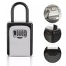 Caixa Cadeado Porta Chaves com Senha Numerica Reforcada Preta - 1