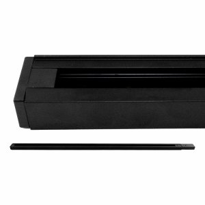 Trilho Sobrepor Eletrificado Preto em Alumínio 1 Metro Ac 35376 Opus St492