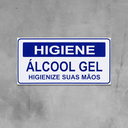 Ver imagem 3 de Combo 6 Placas De Sinalização Higiene Álcool Gel Higienize Suas Mãos 20x10 Acesso - P-37/1 F9e