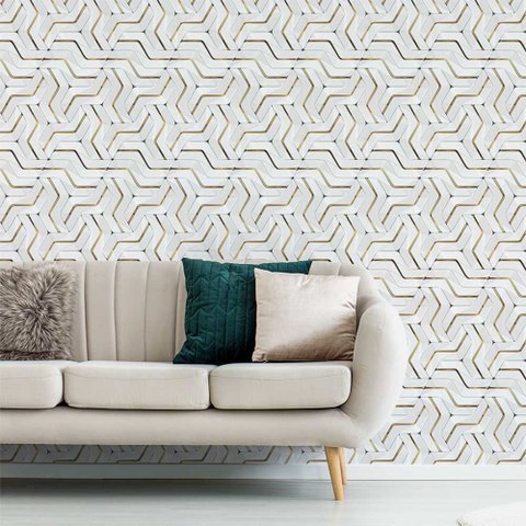 Papel de Parede 3d - Geométrico 3d 24 Arte Destaque 3 Metros