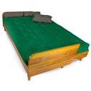 Ver imagem 6 de Sofá Cama Paris Sarja Verde Bandeira Madeira Maciça Alto Padrão