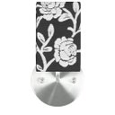 Ver imagem 2 de Arandela De Cupula Quadrada Floral Prata