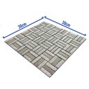 Ver imagem 3 de Pastilha de Vidro Adesiva Parede Kit 28 Uni Sala Cozinha Banheiro Decorativa Facil Aplicacao Moderna