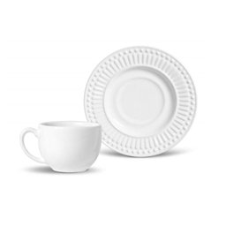 Aparelho de Jantar 42 Peças Roma Branco Porto Brasil - 4
