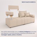 Ver imagem 4 de Sofá 4 Lugares 200 cm Linho