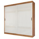 Ver imagem 2 de Guarda Roupa Gramado 2 Portas de Correr 4 Gavetas MDF
