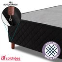 Ver mais imagens de Cama Box Casal com Pillow Top Espuma Viscoelástica da Nasa e Molas Superlastic 138x188x57cm MaxSleep