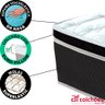 Cama Box Casal com Pillow Top Espuma Viscoelástica da Nasa e Molas Superlastic 138x188x57cm MaxSleep - 3