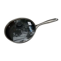 Frigideira Indução Titanio 24 Cm Forno Fogão com Tampa Vidro Utensilios do Chef - 3