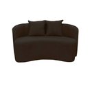 Ver imagem 3 de Sofá Decorativo Montreal 180cm Orgânico Suede Marrom
