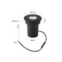 Ver imagem 7 de Embutido de Solo Led Nordecor Venna 6618 5w 12° Alto Irc 97 24v Preto