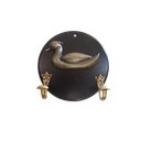 Ver imagem 1 de Porta Pano de Pratos Pato em Latão e Mdf Sat Pato Pano Oxidado