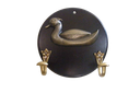Ver imagem 1 de Porta Pano de Pratos Pato em Latão e Mdf Sat Pato Pano Oxidado