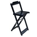 Ver imagem 4 de Conjunto De Mesa Bistrô De Madeira Com 4 Cadeiras Dobravel Preto - Preto