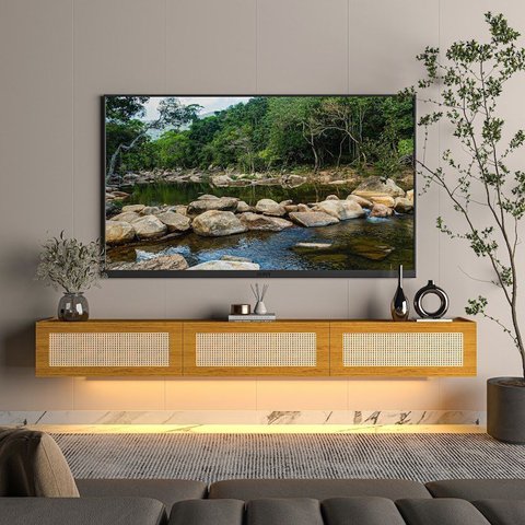 Nicho Native 217 cm - Naturale/Tela Rattan Creme