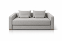 Ver imagem 1 de Sofá-Cama Atacama | Conforto Máximo com Assento de 22cm e Função Cama:Linho Cinza