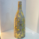 Ver imagem 2 de Vaso Decorativo em Cerâmica Dourado e Marrom 15,5x15,5x45cm