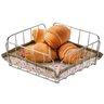 Cesta Para Pães Quadrado Porta Pão Francês Para Mesa Tecido - 1