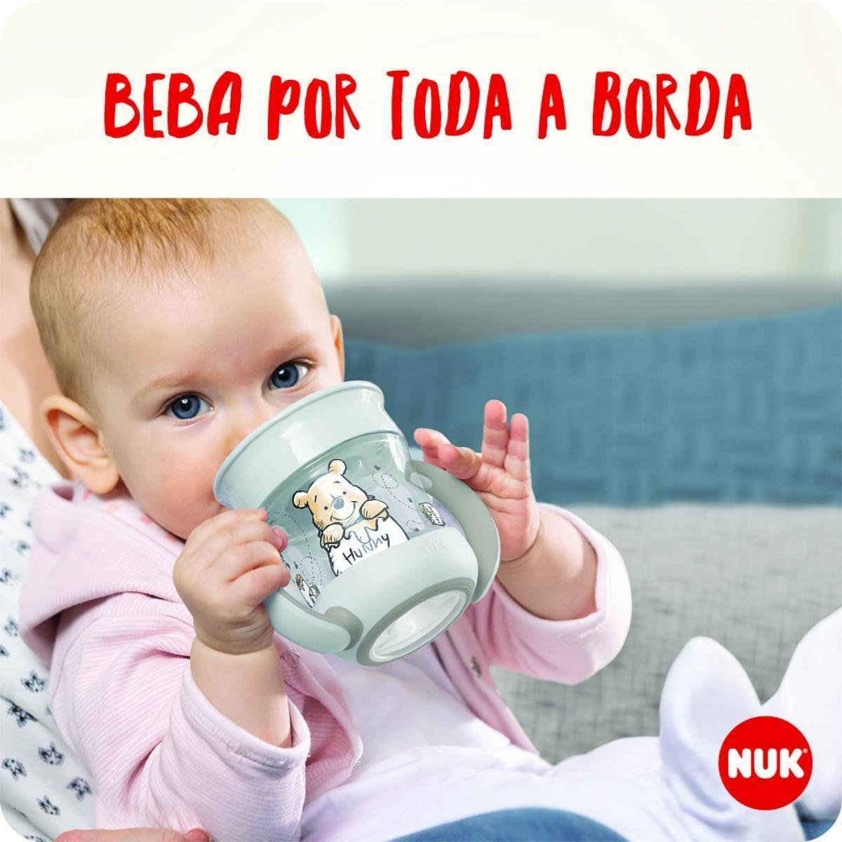 Copo de Treinamento Nuk Mini Magic 360º Disney Pooh com Alça - 5