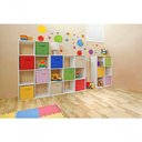 Ver imagem 1 de Estante Colmeia Organizadora 100% Mdf Crianças Brinquedos