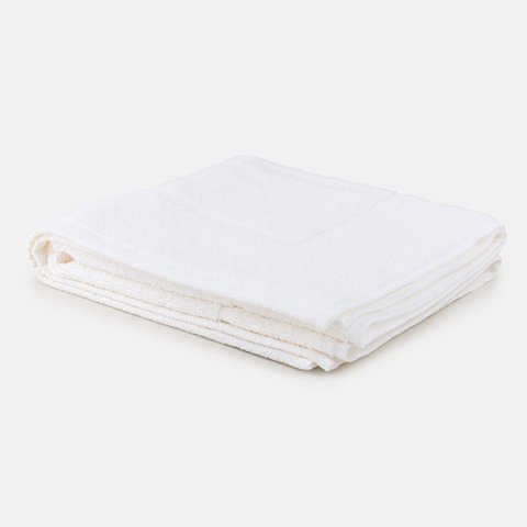 Toalha de Piso Blue 100% Algodão   Branco Blue Gardenia