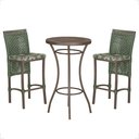 Ver imagem 1 de Mesa Bistrô e 2 Banquetas Roma Marrom Corda Náutica Estofado 5 Trama Original