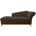 Ver imagem 2 de Kit Diva Recamier Vanessa 160cm Lado Esquerdo e 02 Poltronas Laura Suede - Doce Sonho Móveis RECAMIE