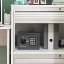 Ver imagem 5 de Cofre de Sobrepor em Aço com Senha 20x15x15cm - Cinza