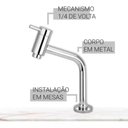 Ver imagem 5 de Torneira Pia para Lavatório Link Bica Baixa Inox Cromado Cuba