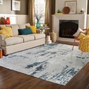 Ver imagem 4 de Tapete Hazz Maldivas7 150 X 200 Cinza Azul Marinho