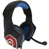Headset Gamer Fone Ouvido Microfone Bass LED Pc Celular Infokit Gh-x2000 xsoldado Azul - 5