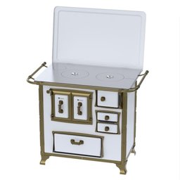 Fogao a Lenha N 1 Renaissance Chapa de Aluminio Branco Se - 4