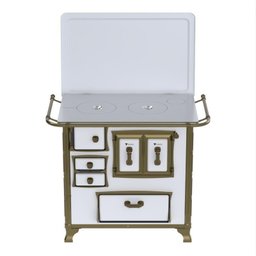 Fogao a Lenha N 1 Renaissance Chapa de Aluminio Branco Se - 2