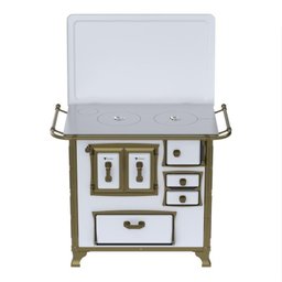 Fogao a Lenha N 1 Renaissance Chapa de Aluminio Branco Se - 5