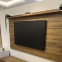 Ver imagem 6 de Painel Suspenso para Tv 60 Pol 1 Prateleira 180 Cm Pinho Arly