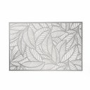 Ver imagem 1 de Jogo Americano de Plástico Leaf Prateado com 4 Peças 30x45cm | Casa Del Grande